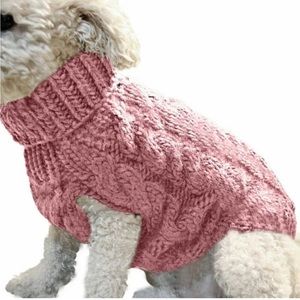 NWOT Pet Dog Warm Jumper Knit Sweater Clothes Puppy Cat Knitwear Costume Coat
